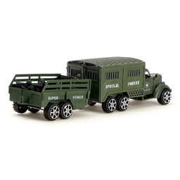 Машина инерционная Армия, с прицепом, МИКС - Simaland фото 3