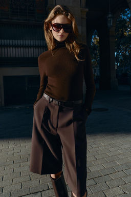 LONG BERMUDA SHORTS WITH BELT - Zara фото 14