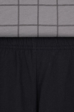 К 1644/серый,двойная клетка пижама дет - Crockid фото 3