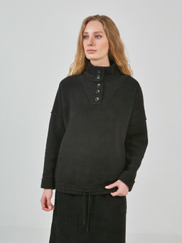 Джемпер из трикотажного вельвета - Stilla фото 3