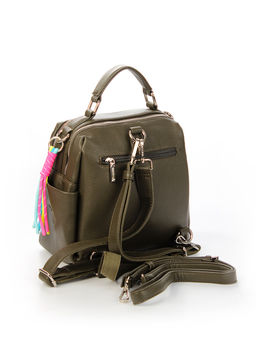 LACCOMA рюкзак Лилу-Y2005-оливковый эко кожа хлопок