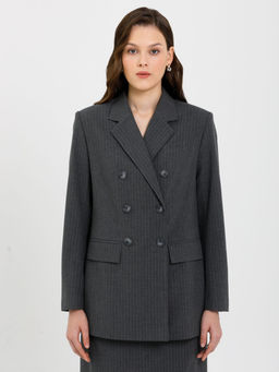 Жакет в полоску