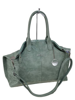 Женская сумка из искусственной кожи, цвет оливковый