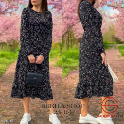 Женское платье с рисунком