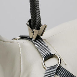 Комплект амуниции с мягкой шлейкой, L, поводок 120 х 1,5 см, ОШ 30-50 см, ОГ 36-56 см, красный 473 - Пижон фото 8