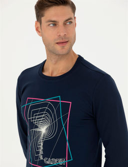 Lacivert Regular Fit Sweatshirt - Pierre cardin фото 2