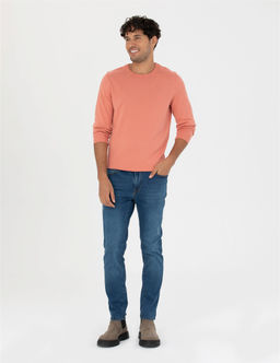 Somon Slim Fit Bisiklet Yaka Basic Triko Kazak - Pierre cardin фото 4