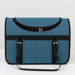 Сумка - переноска для животных, с люком, 40 х 25 х 27 см, микс цветов - Пижон фото 2