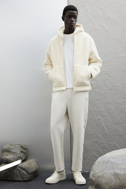 Chaqueta de borreguito con cremallera Loose Fit - H&m фото 2