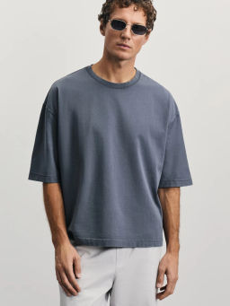 Футболка с эффектом garment dye / Zarina