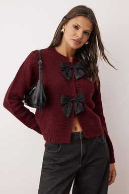 Tas Bisiklet Yaka Kurdele Detayl? Triko H?rka TWOAW26HI00236 - Trendyolmilla фото 9