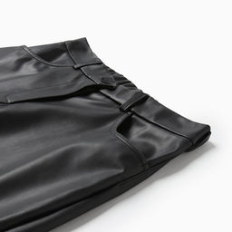 Брюки женские из экокожи MINAKU: Eco leather, чёрные, размер 52