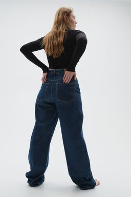 Curvy Fit Baggy High Jeans - H&m фото 2