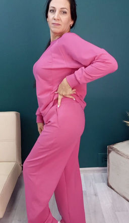 Комплект(костюм) с брюками палаццо Футер 2-х нитка - Relay фото 117