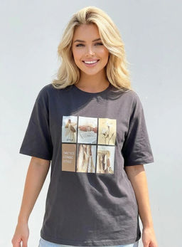 K13332 Футболка (плотный хлопок) ГРАФИТ