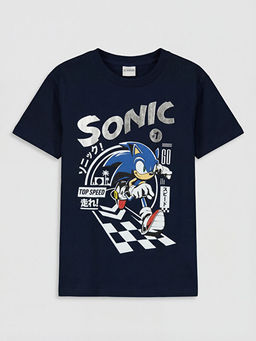 Sonic Bask?l? Erkek ?ocuk Ti??rt