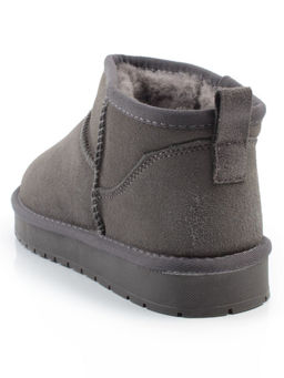 04-PF8300-5 GRAY Угги женские (натуральная замша, 100% шерсть)