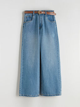 Wideleg K?z ?ocuk Jean Pantolon