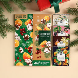 Чай в пакетика Уютного Нового года в конверте, 7,2 г (4 шт . х 1,8 г).