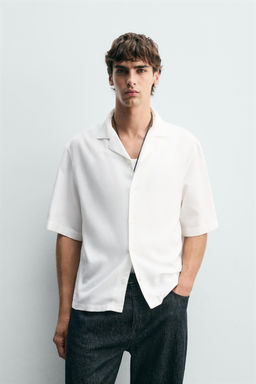 CAMISA FLUIDA BOXY FIT / Blanco roto - Zara фото 2