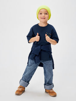 ACOOLA / Футболка детская для мальчиков Ondra холодный синий фото 2