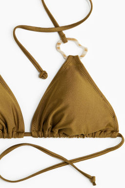 Top de bikini triangular con relleno - H&m фото 2