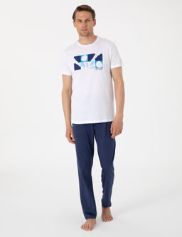 Beyaz K_sakol Pijama Tak_m_ - Pierre cardin фото 4