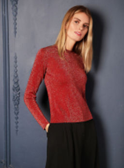 Джемпер 111.070070/бордовый - Seven senses фото 6