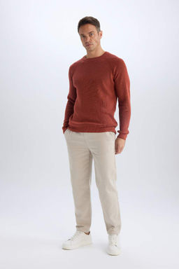 Regular Fit Normal Kesim Yazl?k Pamuklu Jogger Pantolon - Defacto фото 2