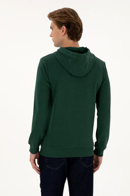 Erkek Koyu Ye_il Basic Sweatshirt Sepette S_rpriz _ndirim - U.s. polo assn фото 5