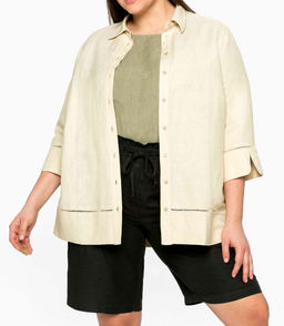 Блузка, бежевая