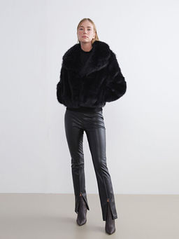 Ceket Yaka Kad?n K?rk Mont