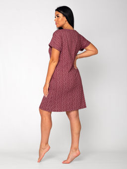 Туника женская кулирка "СОНЯ" БОРДО