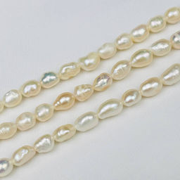 Бусины для украшений из белого Жемчуга 34 см