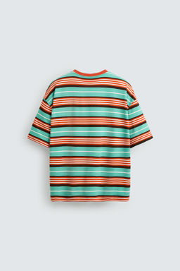 STRIPED EMBROIDERED T-SHIRT OTIS KWAME KYE QUAICOE - Zara фото 16