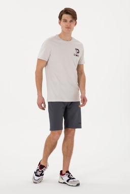 Erkek Bisiklet Yaka A__k Gri Ti__rt Sepette S_rpriz _ndirim - U.s. polo assn фото 4