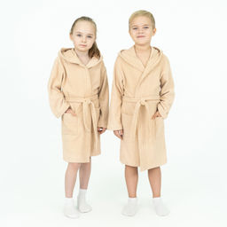 Халат детский мята - Утенок фото 8