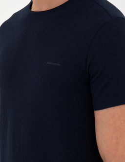 Lacivert Slim Fit Ti__rt