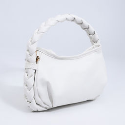 Сумка-багет на молнии, цвет белый - Simaland фото 2