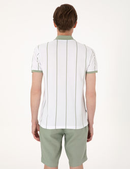 _a_la Ye_ili _izgi Detayl_ Slim Fit Polo Yaka Ti__rt