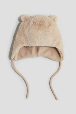 Gorro beanie con orejeras y forro polar
