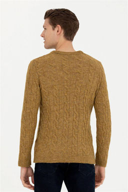 Мужской легкий свитер цвета хаки - U.s. polo assn фото 12