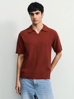 Джемпер поло из хлопка / Zarina фото 3