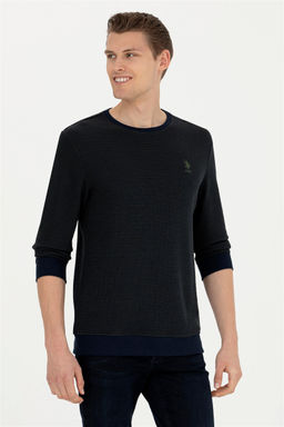 U. S. Polo Assn / Мужской темно-синий свитшот