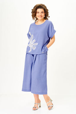 Костюм Michel Chic 1451 пыльно-васильковый  фото 5