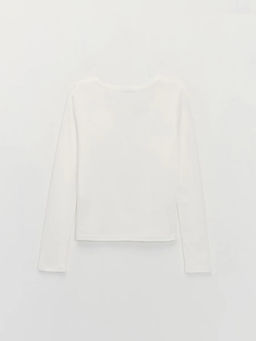 Лонгслив с застежкой на груди / Zarina  фото 8