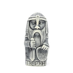 Магнит из мрамолита "Перун" 28*12*60мм Радуга камня