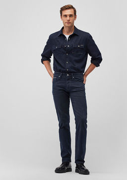 Hunter Mavi Pro Puslu Murekkep Mavi Jean Pantolon