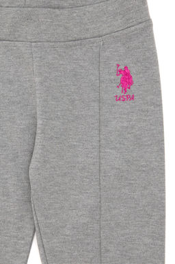 Серые меланжевые колготки для девочек Неожиданная скидка в корзине - U.s. polo assn фото 4