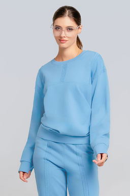 Арт. 2536 Костюм женский с брюками 44-52 (5 шт) Цвет:Голубой - Калинка фото 23